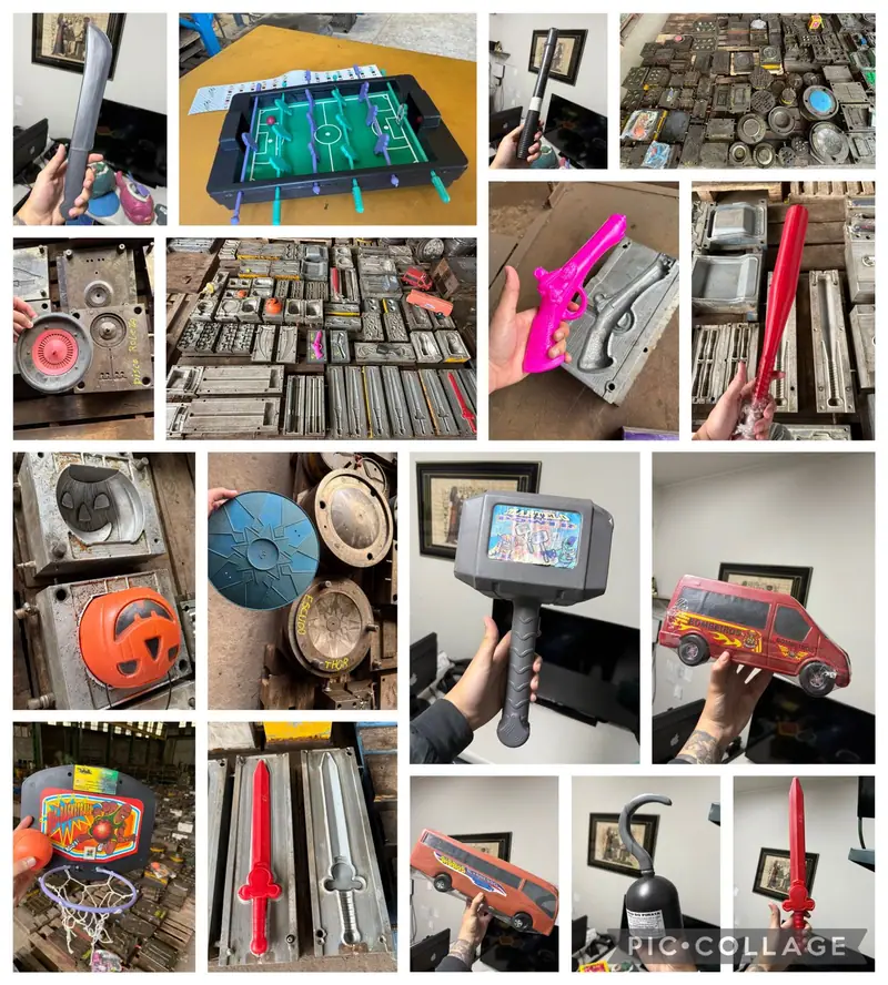 Molde de injeção para brinquedos plásticos — item 7 do acervo da 3WS