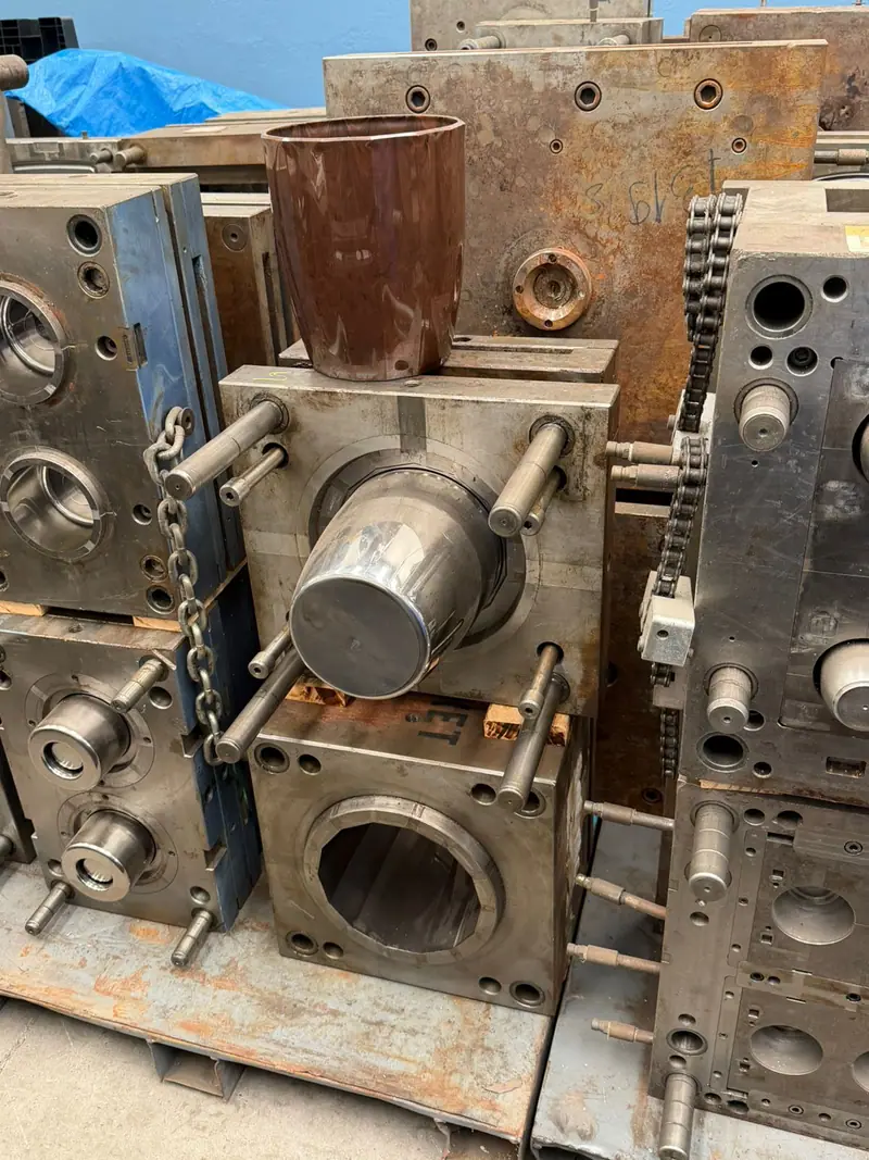 Molde de injeção plástica para vaso com 1 cavidade
